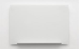 Magnetická sklenená tabuľa, 105,3x188,3 cm, NOBO "Diamond", biela